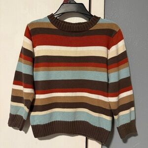 Striped Multicolor Kids Sweater